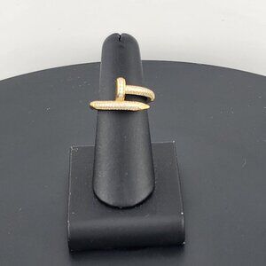 Silver Nail Ring 925 – Edgy Chic Statement Jewelry